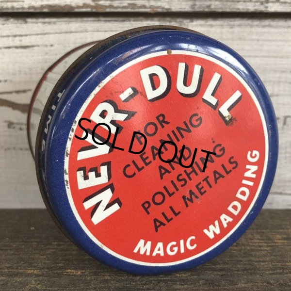 画像5: Vintage Never-Dull Magic Wadding Polish Tin Can (J424) (5)