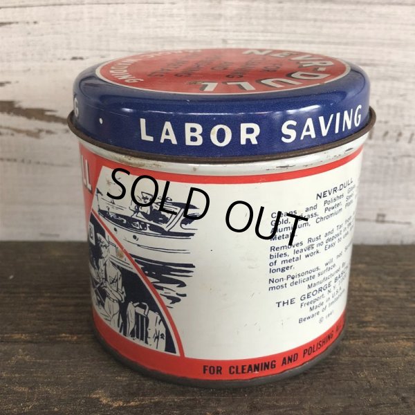 画像2: Vintage Never-Dull Magic Wadding Polish Tin Can (J424) (2)