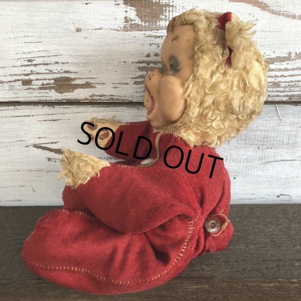 画像5: Vintage Rubber Face Doll Sleepy Kitty Cat (J421) (5)