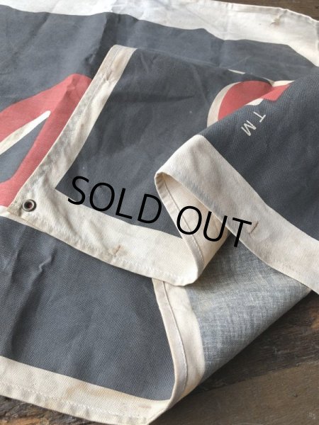 画像4: Vintage Outdoor Marmot Advertising Banner Sign (J419) (4)