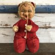 画像1: Vintage Rubber Face Doll Sleepy Kitty Cat (J421) (1)