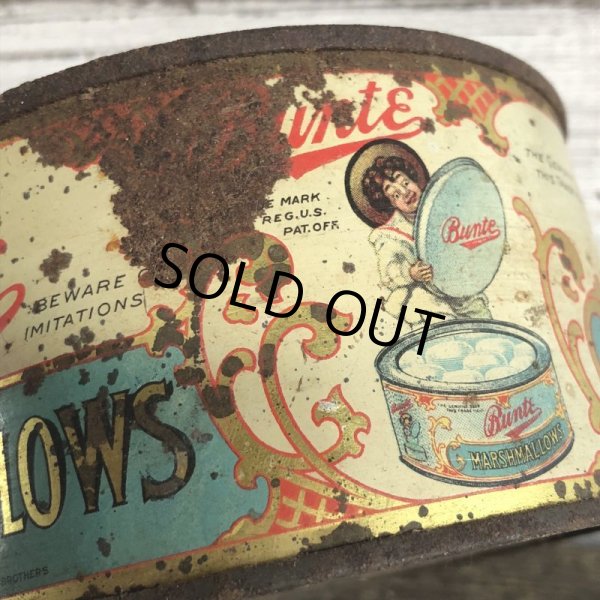 画像9: Vintage Bunte Marshallows Tin Can (J422) (9)