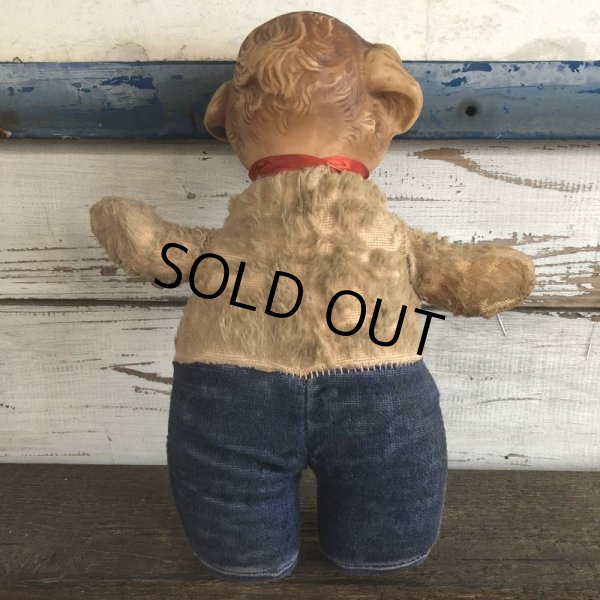 画像3: Vintage IDEAL Rubber Face Dog Doll Engineer (J420) (3)