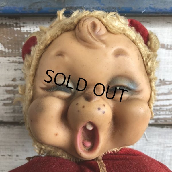 画像6: Vintage Rubber Face Doll Sleepy Kitty Cat (J421) (6)