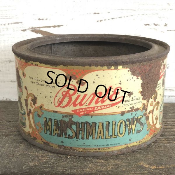 画像4: Vintage Bunte Marshallows Tin Can (J422) (4)