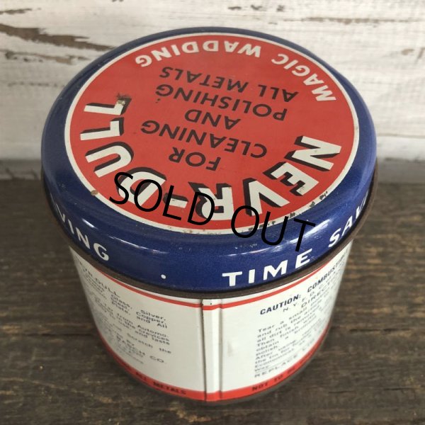 画像9: Vintage Never-Dull Magic Wadding Polish Tin Can (J424) (9)