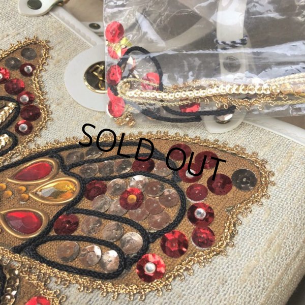 画像8: 60s Vintage Jewel Tone Handbag No.906 BUTTERFLY (J433) (8)