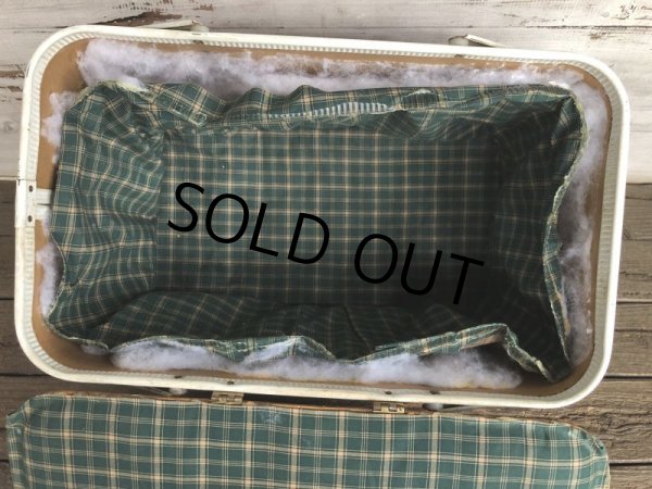 画像6: Vintage Wicker Picnic Basket Red (J441) (6)