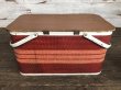 画像3: Vintage Wicker Picnic Basket Red (J441) (3)