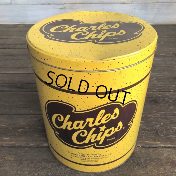 画像8: Vintage Charles Chips Tin Can (J448) (8)
