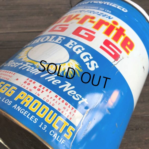 画像5: Vintage Holland Egg Flav-r-rite Eggs Tin Can (J457) (5)