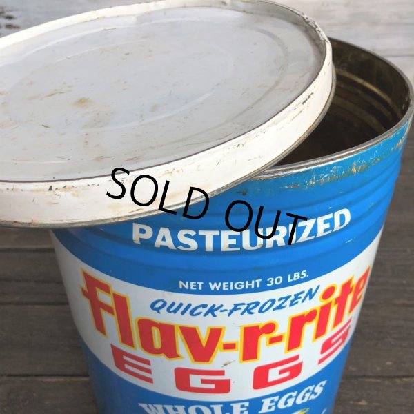 画像9: Vintage Holland Egg Flav-r-rite Eggs Tin Can (J457) (9)