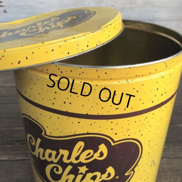 画像7: Vintage Charles Chips Tin Can (J448) (7)