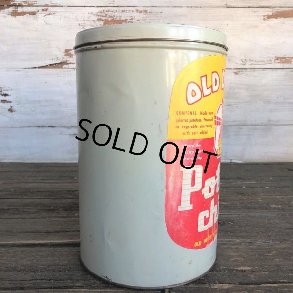 画像2: Vintage Old Dutch Potatochips Tin Can (J455) (2)