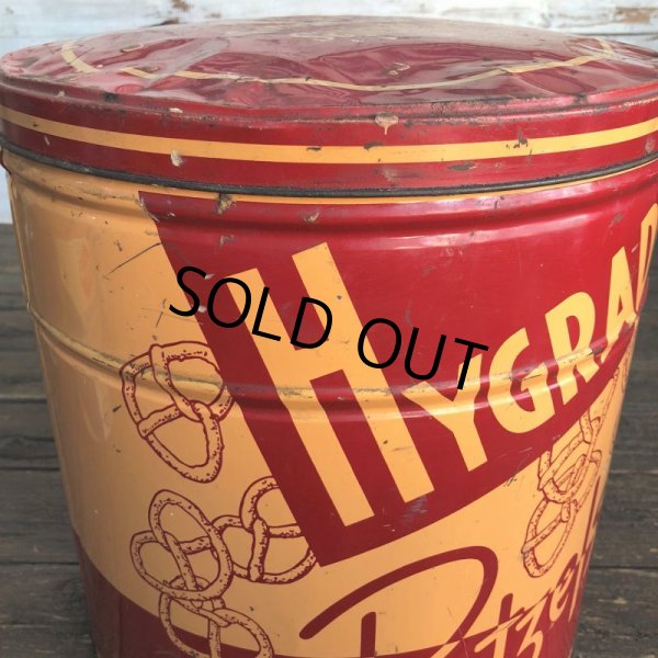 画像9: Vintage HYGRADE Pretzel  Tin Can (J456) (9)