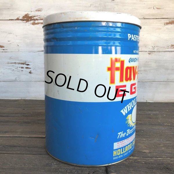 画像2: Vintage Holland Egg Flav-r-rite Eggs Tin Can (J457) (2)