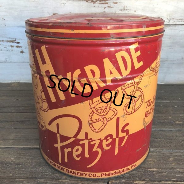 画像3: Vintage HYGRADE Pretzel  Tin Can (J456) (3)