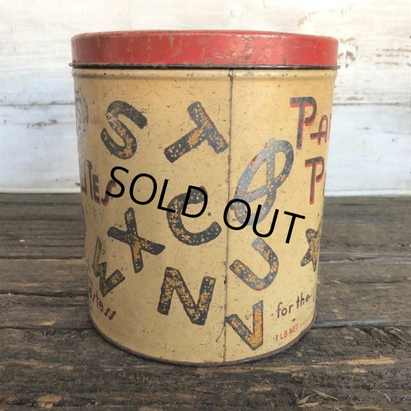 画像2: Vintage Party Pretzel Tin Can (J453) (2)