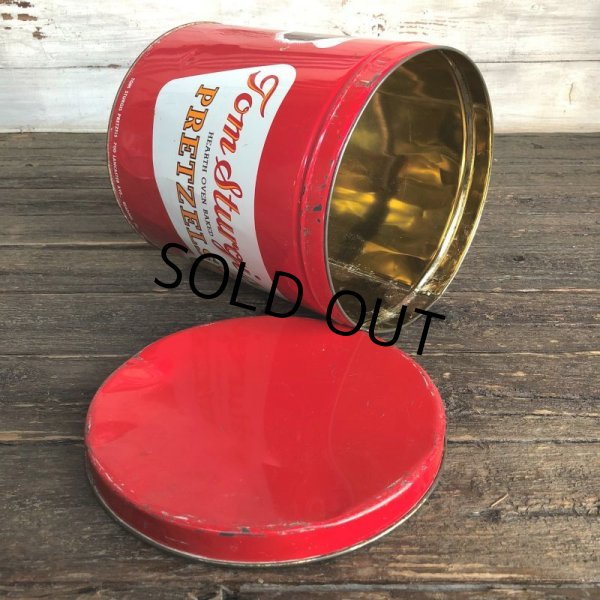 画像8: Vintage Tom Sturgis Pretzel Tin Can (J446) (8)