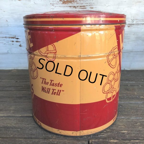 画像4: Vintage HYGRADE Pretzel  Tin Can (J456) (4)