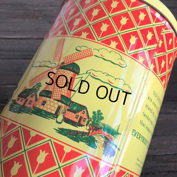画像6: Vintage Old Dutch Potatochips Tin Can (J454) (6)