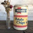 画像1: Vintage Hiland Potatochip Tin Can (J453) (1)