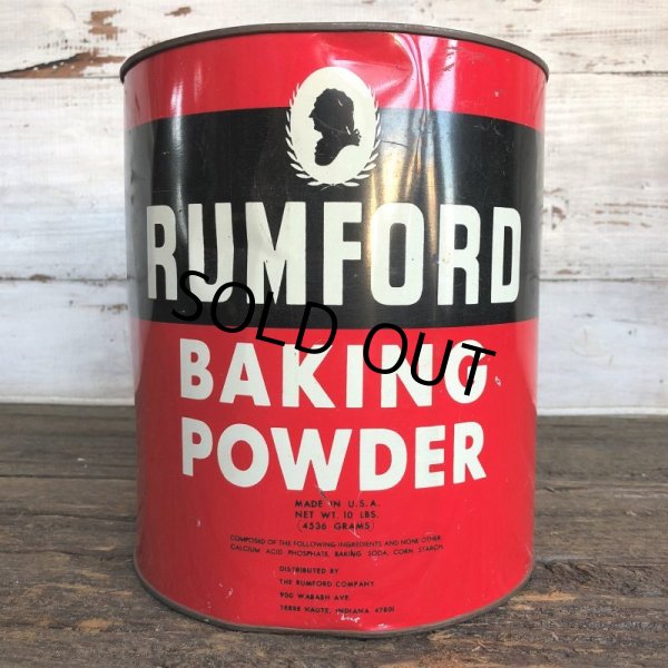 画像1: Vintage  Rumford Baking Powder Tin Can (J449) (1)