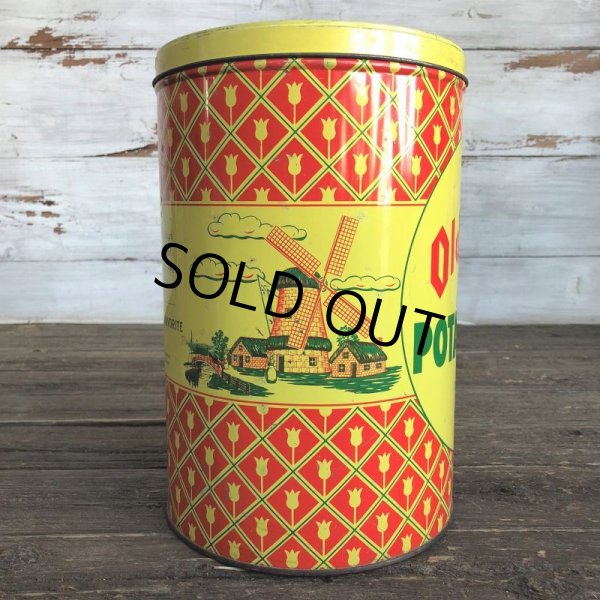 画像2: Vintage Old Dutch Potatochips Tin Can (J454) (2)