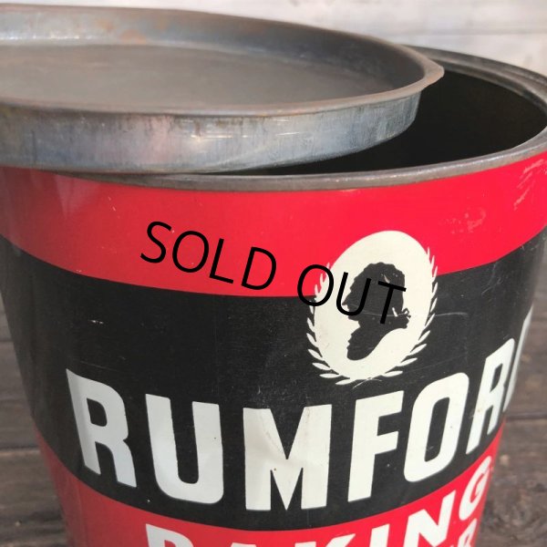 画像9: Vintage  Rumford Baking Powder Tin Can (J449) (9)