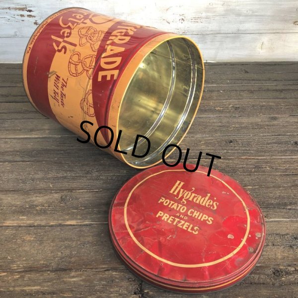 画像6: Vintage HYGRADE Pretzel  Tin Can (J456) (6)
