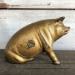 画像2: Vintage ACW Cast Iron Pig  Piggy Bank (J464) (2)