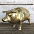 画像6: Vintage Brass Pig Piggy Bank (J467) (6)