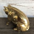 画像3: Vintage Valleau Solid Brass Pig Piggy Bank (J466) (3)