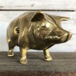 画像8: Vintage Brass Pig Piggy Bank (J467) (8)