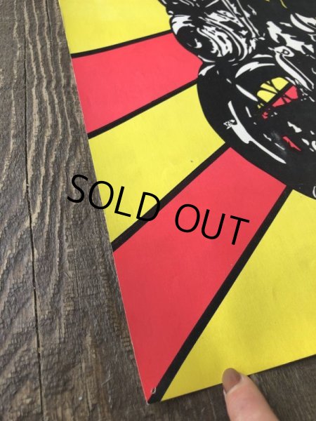 画像3: 60s Vintage Easy Rider Peter Fonda Super Cycle Psychedelic Black light Poster (J685) (3)