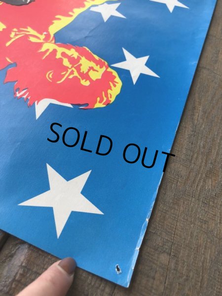 画像4: 60s Vintage Easy Rider Peter Fonda Super Cycle Psychedelic Black light Poster (J685) (4)