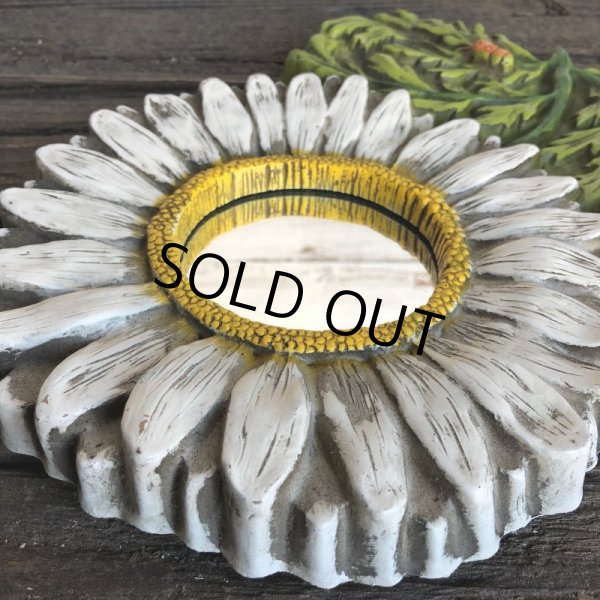 画像5: 70s Vintage Flower Wall Deco Mirror (J690) (5)