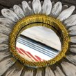 画像7: 70s Vintage Flower Wall Deco Mirror (J690) (7)