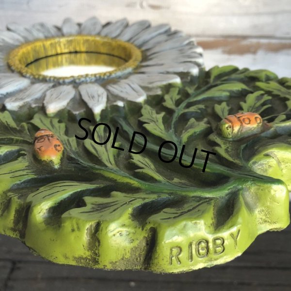 画像3: 70s Vintage Flower Wall Deco Mirror (J690) (3)