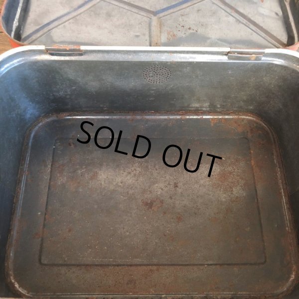 画像9: Vintage Bread Box Tin Rose (J694) (9)