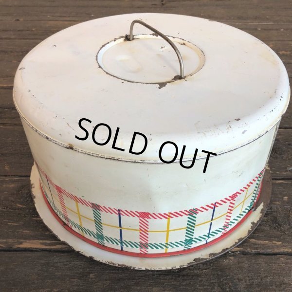 画像5: Vintage Bread Box Tin Flower (J695) (5)