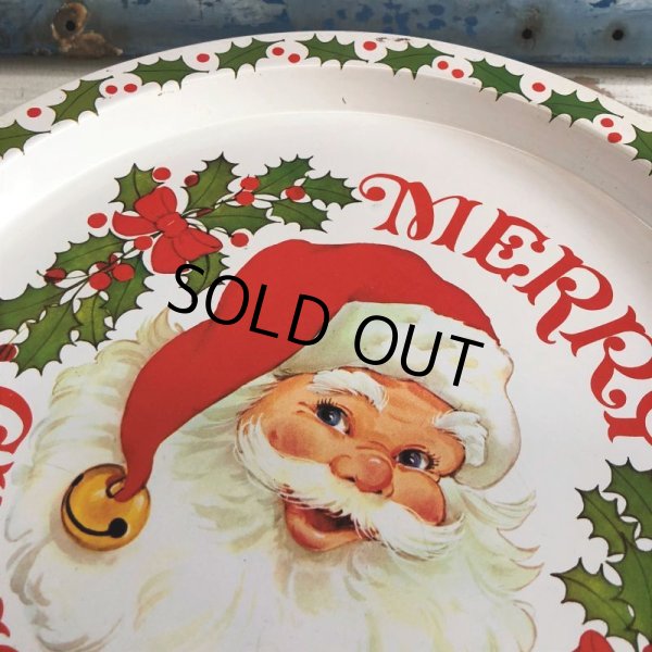 画像3: 70s Vintage Merry Christmas Tin Tray (J706) (3)