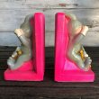 画像4: 70s Vintage WB Bugs Bunny Bookends Holiday Fair Japan (J705) (4)