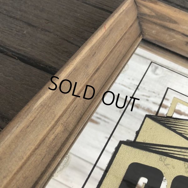 画像3: Vintage COINTREAU LIQUER Pub BAR Wooden Mirror (J706) (3)