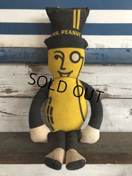 画像1: Vintage Mr Peanut Pillow Doll (J720) (1)