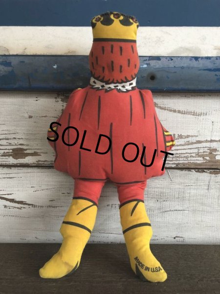 画像2: Vintage Buger King Pillow Doll (J717) (2)