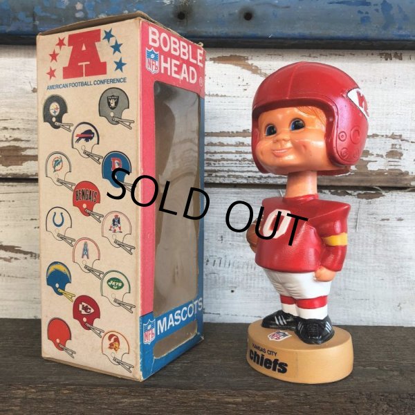 画像1: Vintage NFL Bobble Head Mascots Kansas City Chiefs (J755) (1)