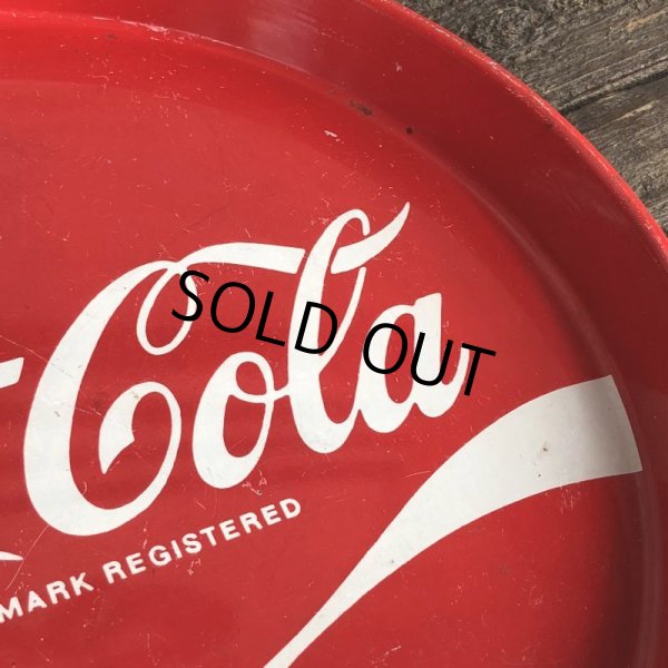 画像4: Vintage Coca Cola Round Tin Tray (J759) (4)