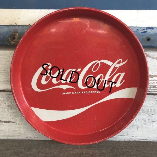 画像2: Vintage Coca Cola Round Tin Tray (J759) (2)