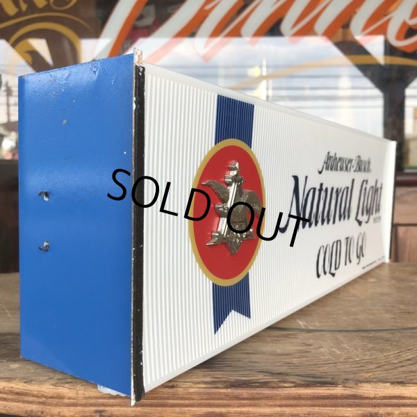 画像9: 80s Vintage Anheuser-Bush Natural Light Beer lighted sign (J761) (9)